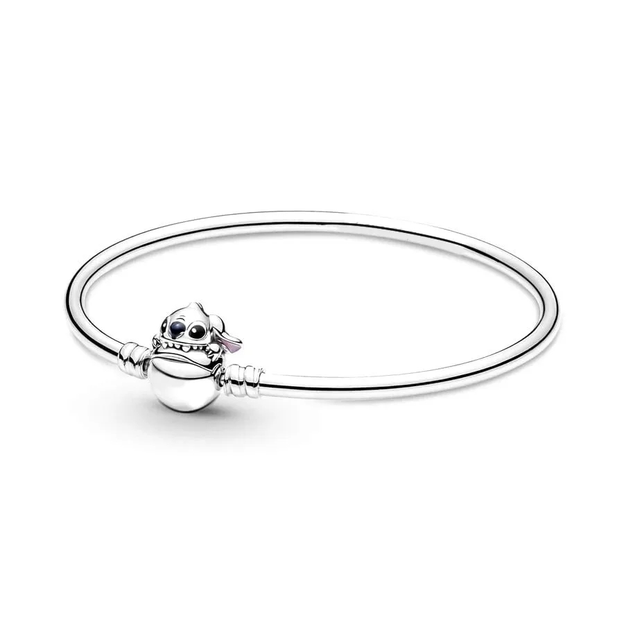 925 Silver Plating Classic Cartoon Heart Bracelet Fit Original Pandora Bracelets DIY Fashion Charms Women Jewelry