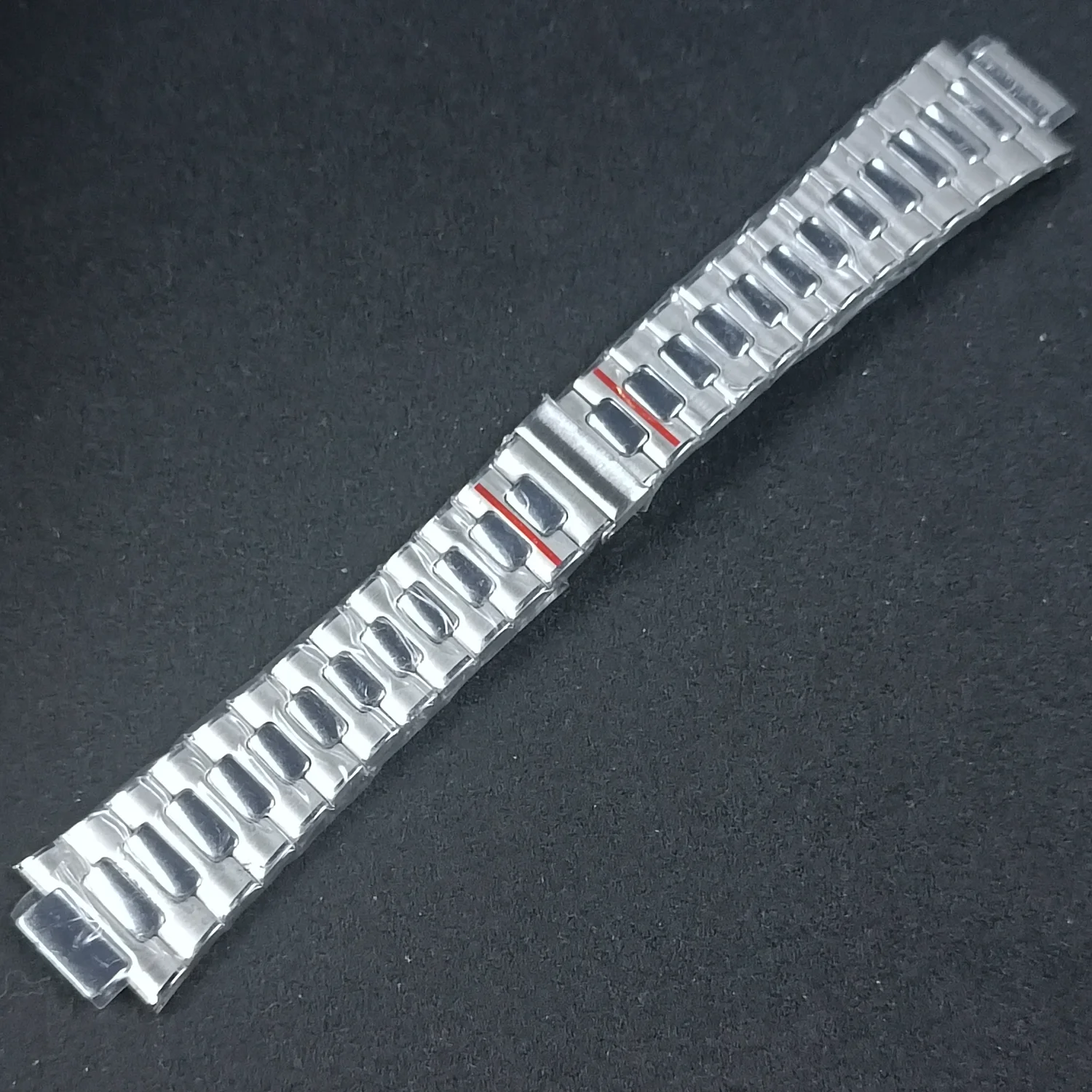 Casos de relógio de cristal safira, prata Watch Band Parts, Modificado Nautilus NH34, NH35, NH36, NH38 Movimento, 39,5mm