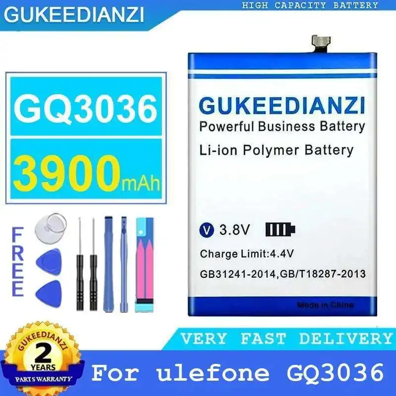 

For Ulefone GQ3036 High Compatibility 3900Mah Mobile Phone Battery