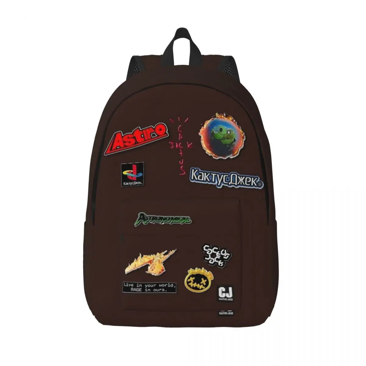 

Travis Scott Thescotts Cactus Jack for Teens Student School Book Bags Daypack Middle High College Gift