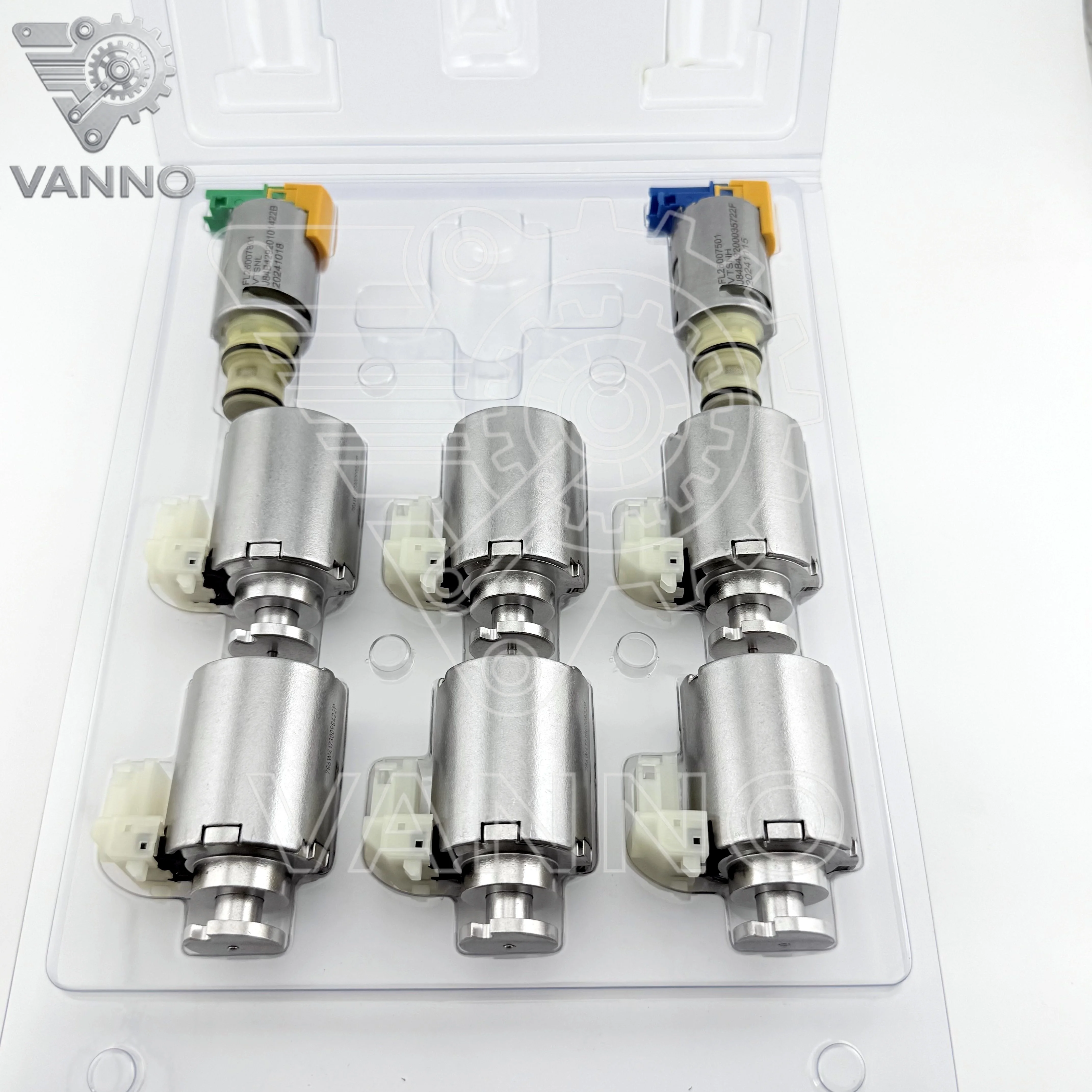 Nouveau kit de solénoïdes de transmission automatique 10R60 10R80, lot de 8 pour Ford F150 Road Shaker Conqueror Lincoln Astronaut Aviator