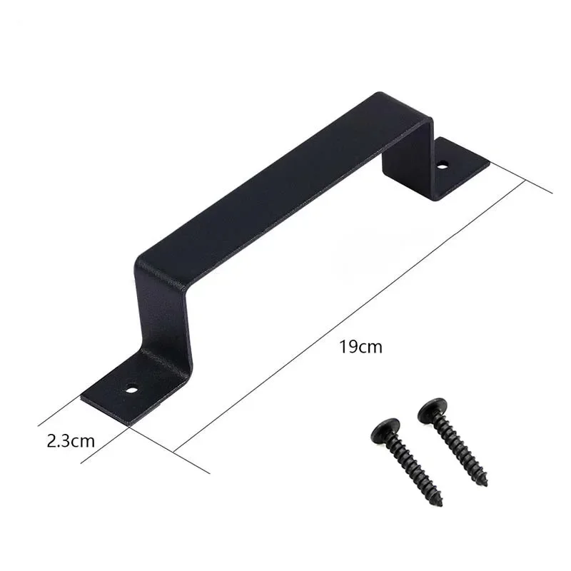 Sliding Barn Door Handle Pull Flush Recessed Wood Furniture Hardware For Cabinet Cupboard Interior Doors