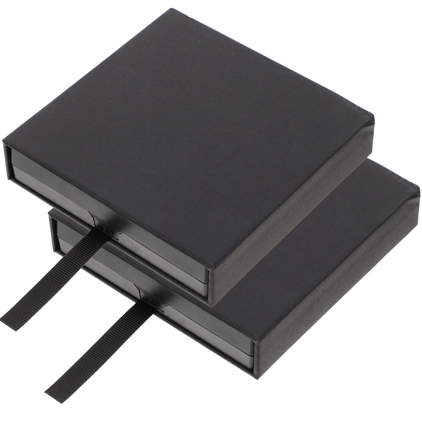 2Pcs Jewelry Storage Boxes Lightweight Compact Travel Jewelry Organizer Case for Rings Earrings Necklaces Travel Essentials