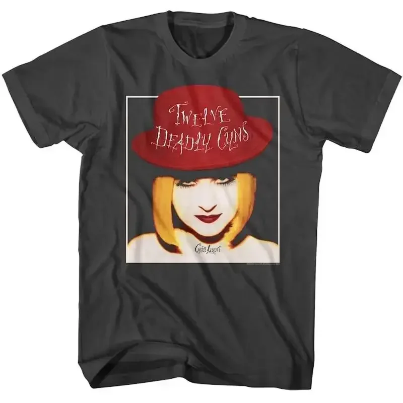 Cyndi Lauper Men'S T Shirt Twelve Deadly Guns Retro