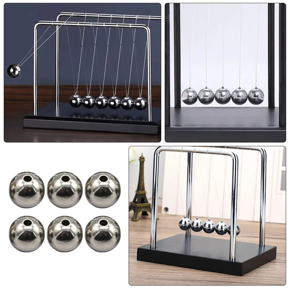 6 Pcs 2x10mm 스테인레스 스틸 크래들 크래들 액세서리 비드 스페이서 쥬얼리 경량 휴대용 실버 만들기