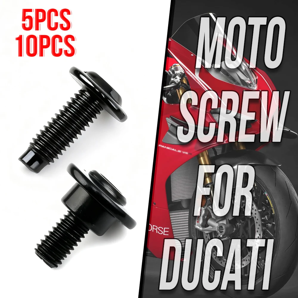 M5 para parafusos de motocicleta ducati panigale v4 v2 streetfighter supersport 950 848 1098 1198 899 959 1199 1299 parafuso de carenagem