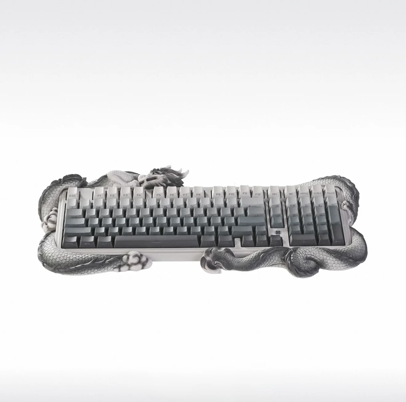 Mijin Lingrui Xuanmo Longyin Chinese-style Mechanical Keyboard, Three-Mode Gaming and Office Use.