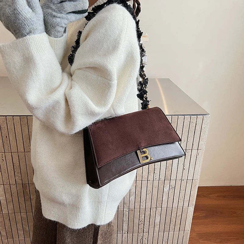 

Женская сумка через плечо высокого качества, модная женская сумка через плечо с ремешком-цепочкой, повседневная портативная сумка