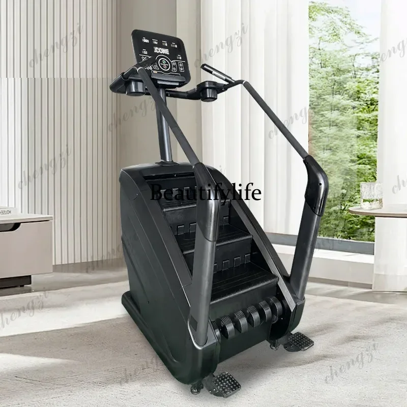 New Commercial stepper ClimbingMachine Fitness Intelligent Staircase ,in Stepping Emergency Stop Staircase