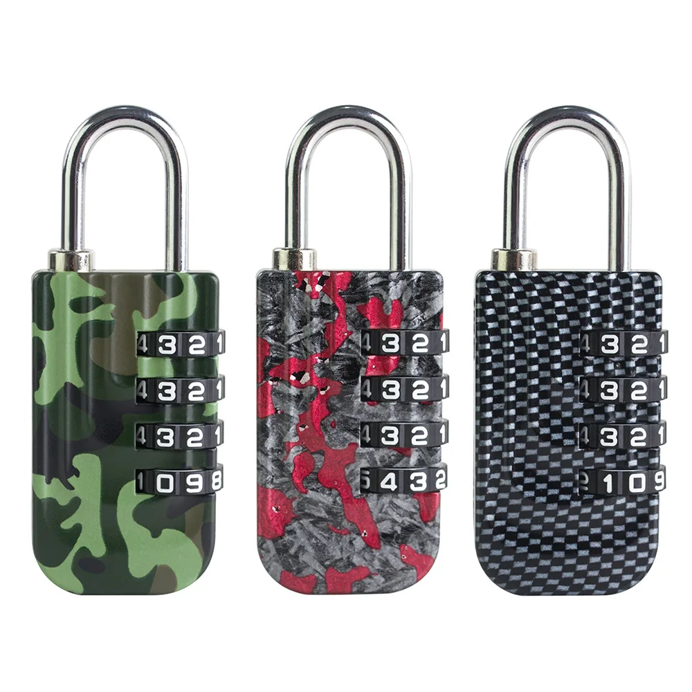 High Quality 4 Digit Combination Lock Anti-theft Safely Code Lock Travel Luggage Suitcase Lockers Zinc Alloy Padlock