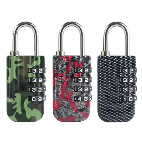 Combinatie Hangslot Wachtwoord Sloten 4 Cijferig Waterdicht Buitenslot Voor Deur Koffer Voor Tas Pakket Kast Locker Raam