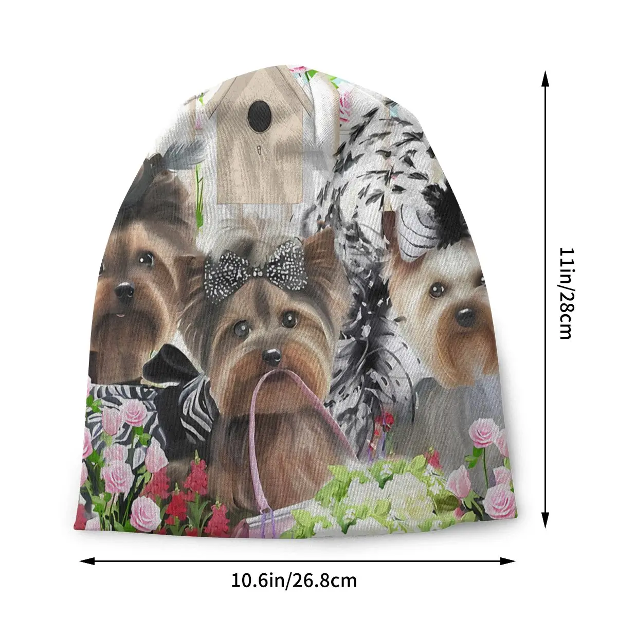 Yorkshire Terrier Thin Skullies Beanies Caps Owned By Yorkies ByCatiaCho Hat Sport Sports Bonnet Hats for Men Women