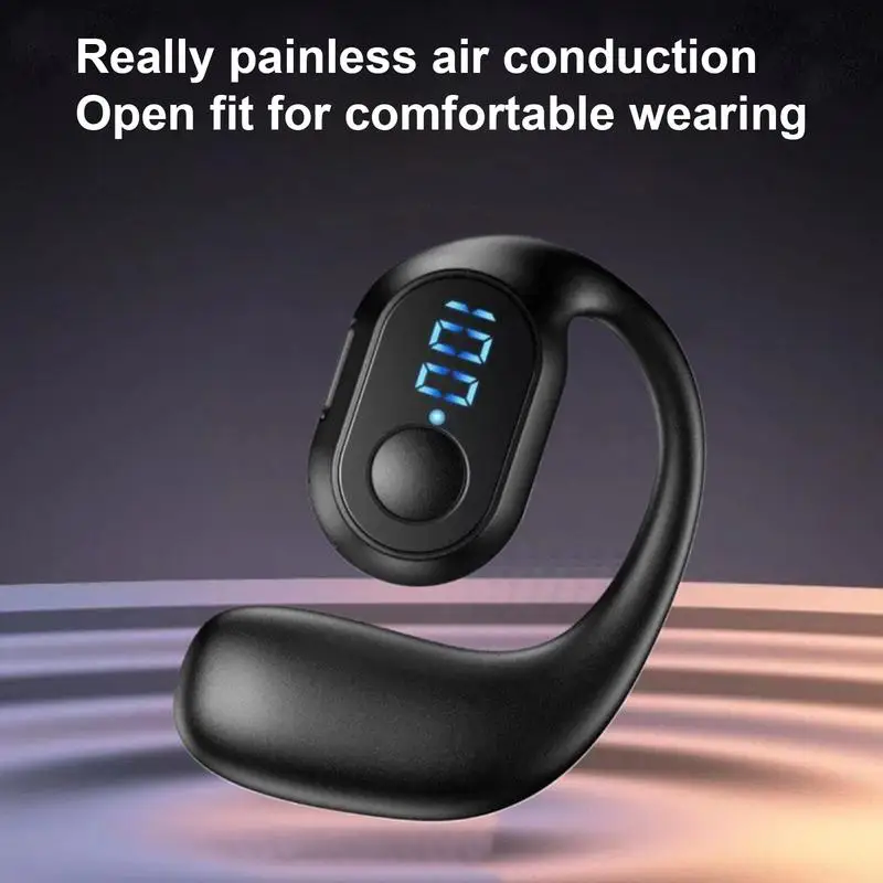 Handsfree Earpiece BT 5.3 Wireless Workout Headphone Wireless Earphones Wireless Sport Headphones Ipx5 Waterproof Noise