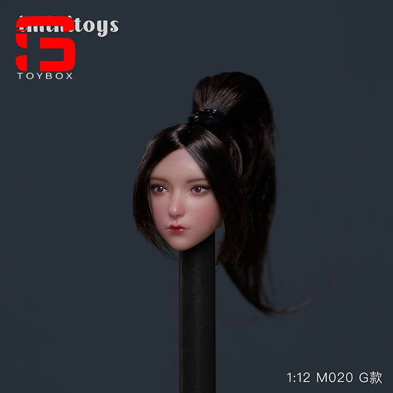 【2024 Q2】Iminitoys M020 1/12 Schaal Luoli Meisje Schoonheid Hoofd Sculptuur Fit 6'' Vrouwelijke Soldaat Witte Huid Actiefiguren Lichaam pop