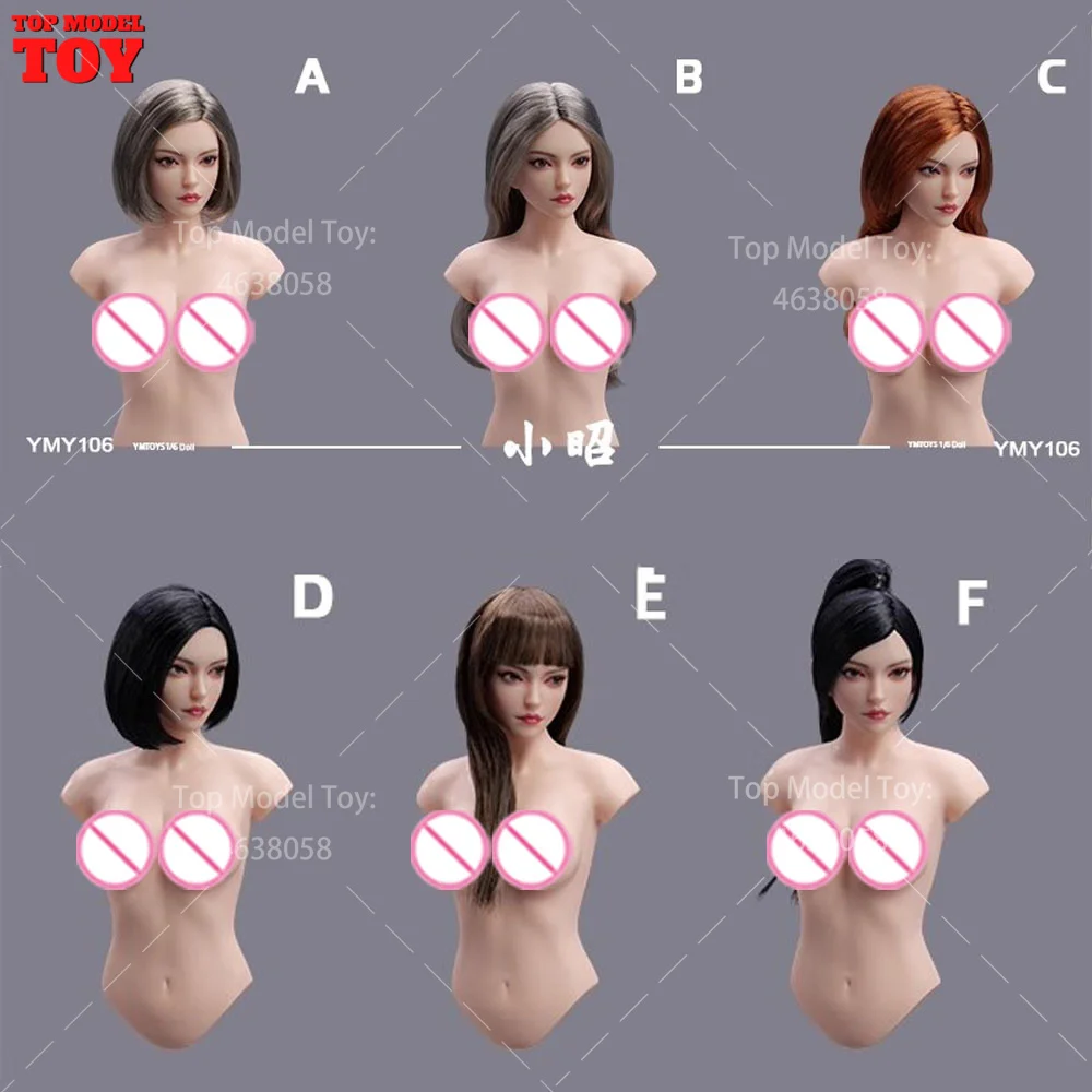 

YMTOYS YMT106 1/6 Movable Eyes XiaoZhao Head Sculpt Asian Beauty Carving Fit 12'' PH TBL Female Soldier Action Figure Body Dolls