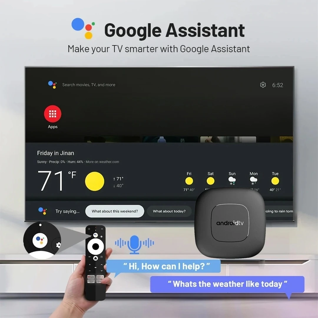 Android 13 Smart TV Box AllwinnerH313 Bluetooth Media Player 2GB 16GB 2.4G&5GWifi 8K Multi Language Player for Netflix Streaming