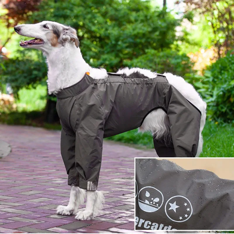 Adjustable Dogs Raincoat, Dog Clothes, Large Dogs, Waterproof, Full Coverage, Cape, Overalls, Rain, Winter