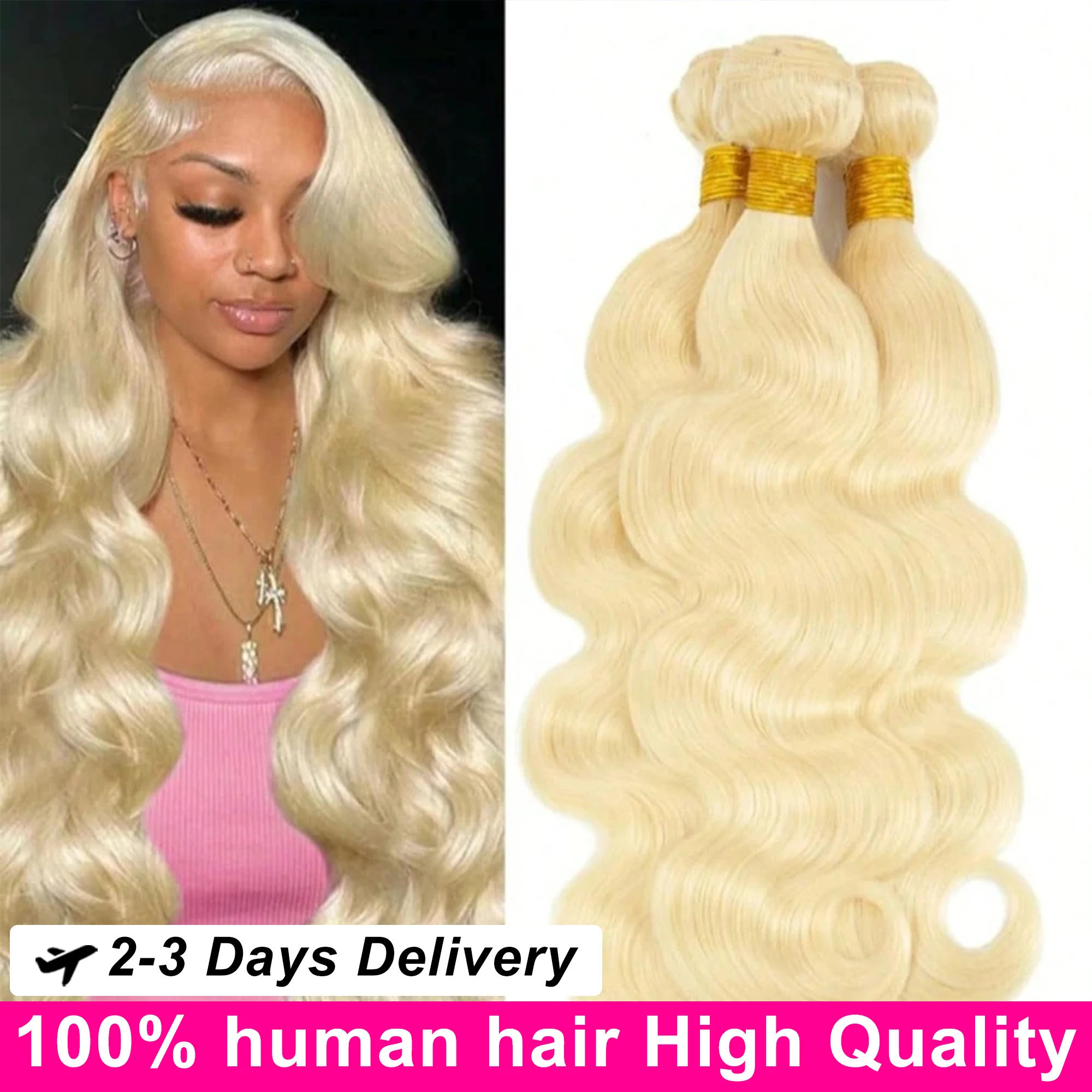 

12A 40 дюймов 613 Светлые пучки человеческих волос с объемной волной 100% настоящие пучки человеческих волос 1/3/4 шт. Цветные бразильские пучки необработанных волос