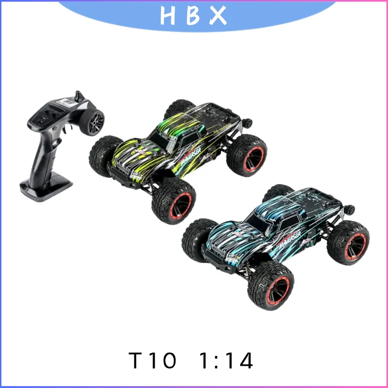 

1/14 Scale 4WD High Speed RC Car HBX T10, 2.4G Full Proportional Brushed System 35KM/H Off Road Truck for Teens Adults
