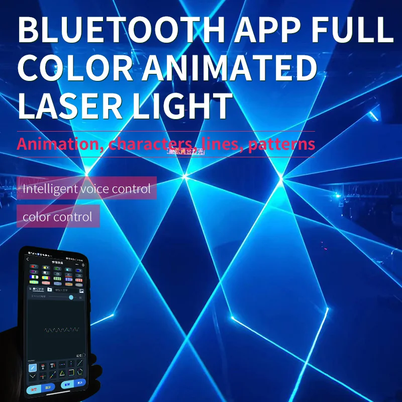 Stage Animation Scanner  Dj Laser Light ILDA DMX Animation Laser Light 2W 3W 5W 8W 10W RGB Laser Light Beam Disco for Party Show