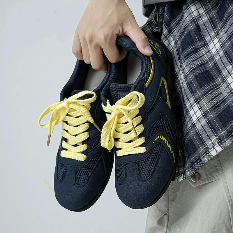 Retro Classic German Training Shoes Men's 2026 New Spring Thin Soled Fitness Sports Casual Board Shoes Racing Shoes