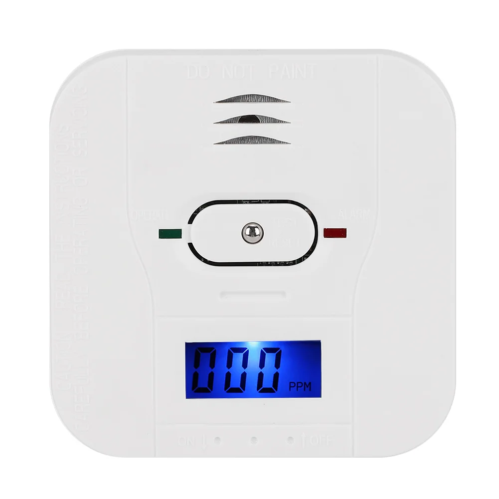 Empfindlicher 3-in-1-CO-Rauch-Hochtemperatur-Wärmemelder, kabelloser, unabhängiger Sicherheitsalarm aus Verbundwerkstoff CST503, einfache Installation für Zuhause