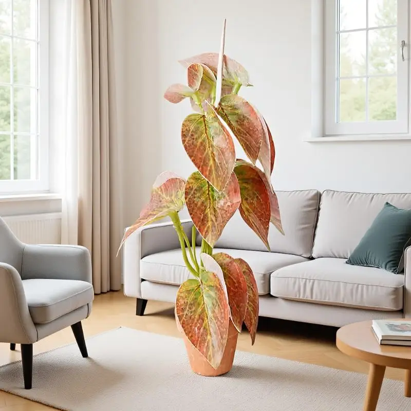 Miniature 1/12 Scale Simulation of Green Plants Bonsai Model for Dollhouse Garden