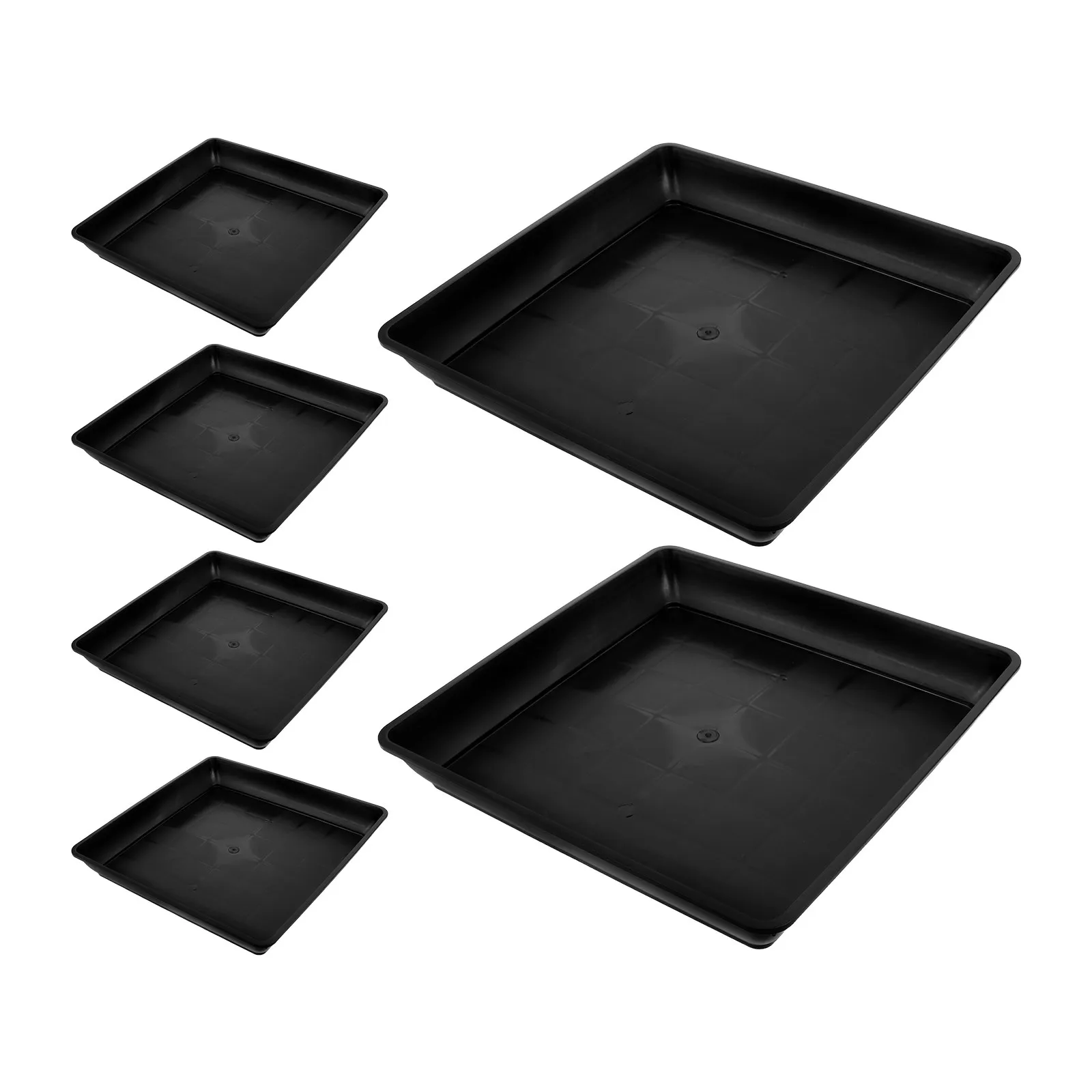6Pcs Plastic Concrete Brick Mold 12x12 1.73 Depth Rectangular Mold for Garden Patio Walkway Landscaping Paving