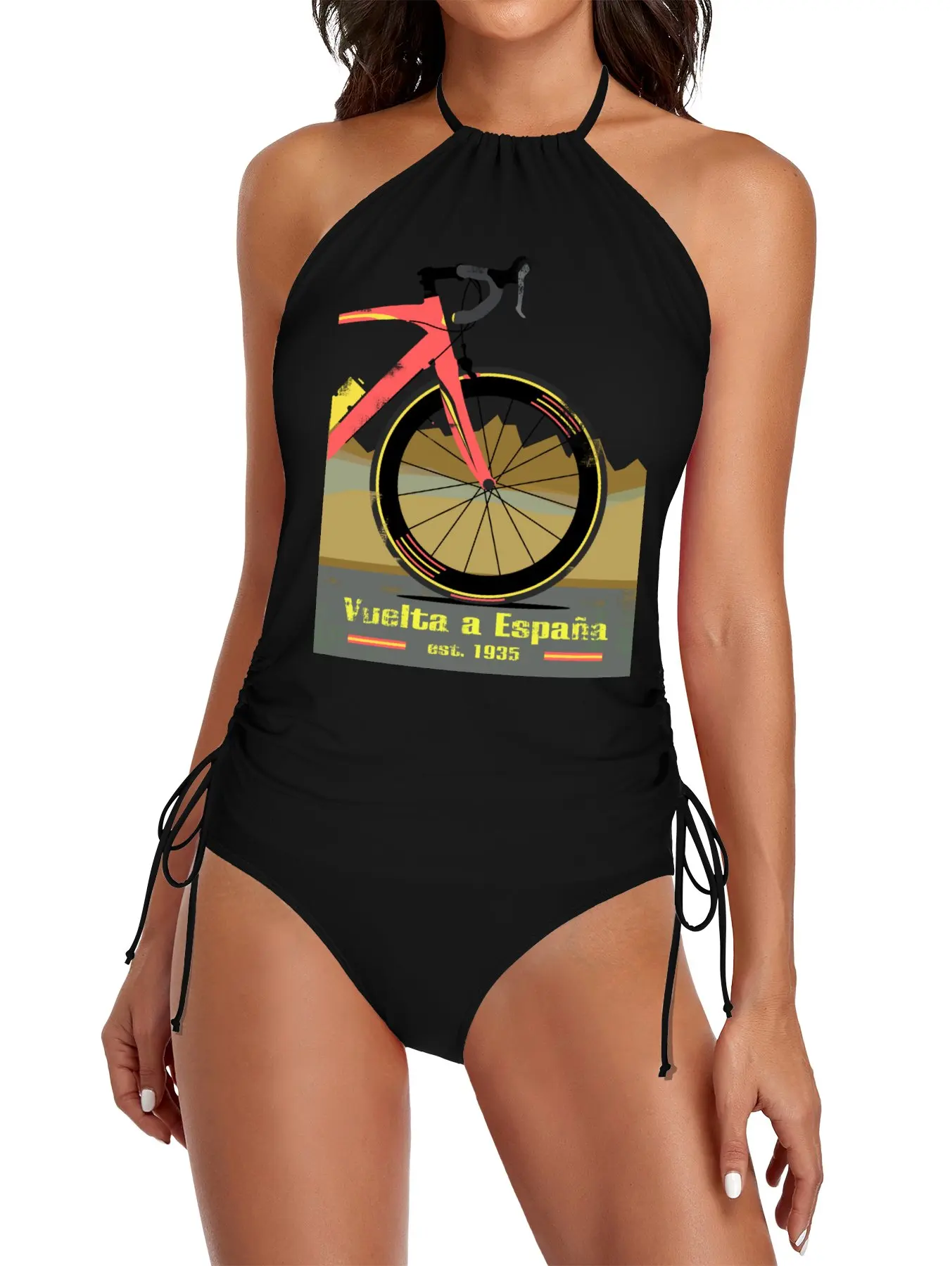 

Vuelta a Espaa Bike Split Swimsuit Set beach wear 2025 bikini costumes woman beach essentials swimming suit woman