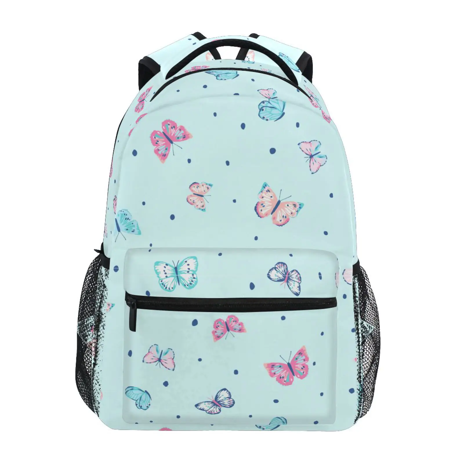 

NEW High School Girls Backpack Butterfly Cartoon Bear design School Bags For Teenage Girls Multi Pockets Backpack Women Mochila