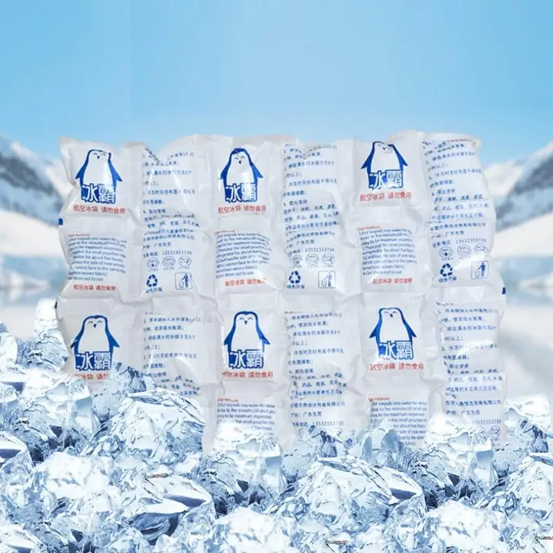 【Beautiful】Absorbent Ice Packs Reusable Self Priming Ice Icing Packs Cold Compressed Beverages Chilled FoodPreservation Dry Ice