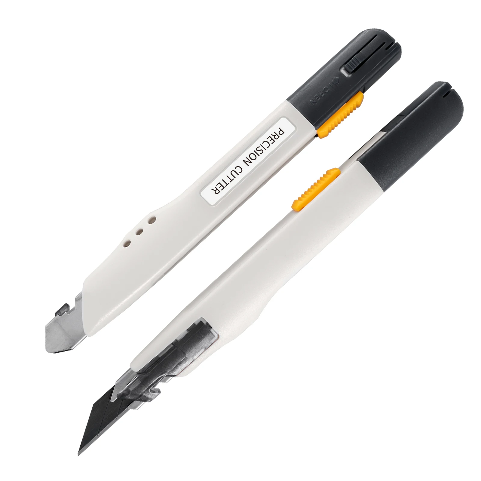 30 ° Einziehbares Universalmesser mit Auto-Lock-Funktion, Box-Cutter mit Anti-Rüttel-Stahlklinge, Tragbarer Cutter für Auto-Vinyl- und PPF-Folien-Schneidewerkzeug – Detail 5