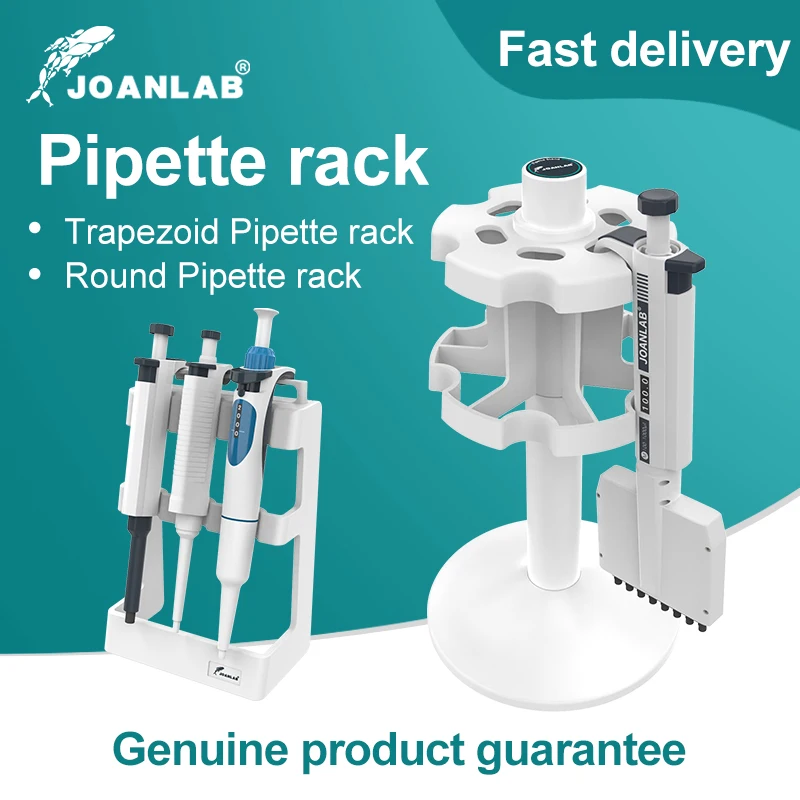 JOANLAB Laboratoryjny stojak na pipety Trapezoidalny stojak na pipety i okrągły uchwyt na pipety do umieszczania pipet, materiały laboratoryjne