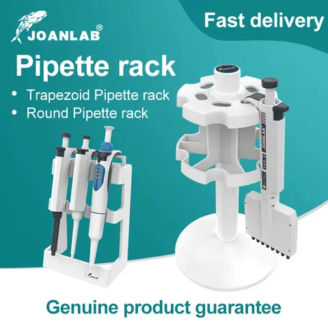 JOANLAB 실험실 피펫 랙 사다리꼴 피펫 스탠드 및 피펫 배치 용 원형 피펫 홀더 실험실 장비 용품