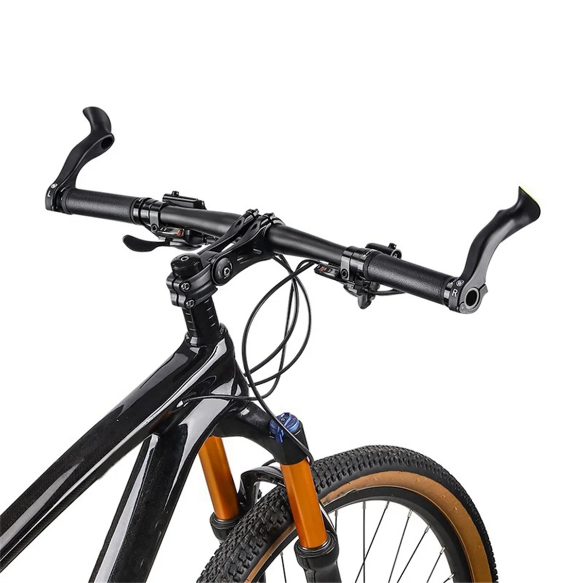 A72Z Einstellbare Fahrrad Grip Bar End Griff Hilfs Reiten Horn Rest Lenker Radfahren Müdigkeit Relief Fahrrad Zubehör