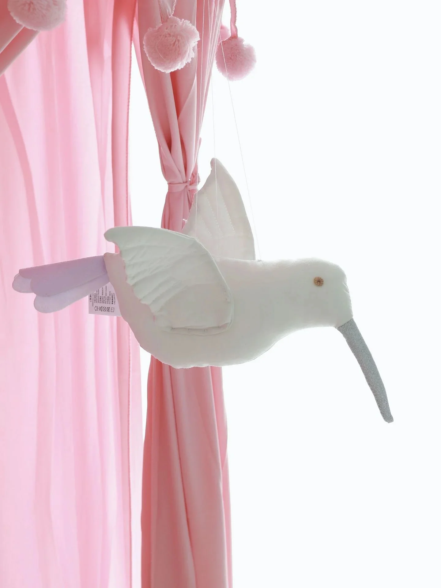Cross Border Nordic Baby Soothing Pillow Hummingbird Baby Sleeping Doll Soothing And Teasing Children Doll Dynamic Bird
