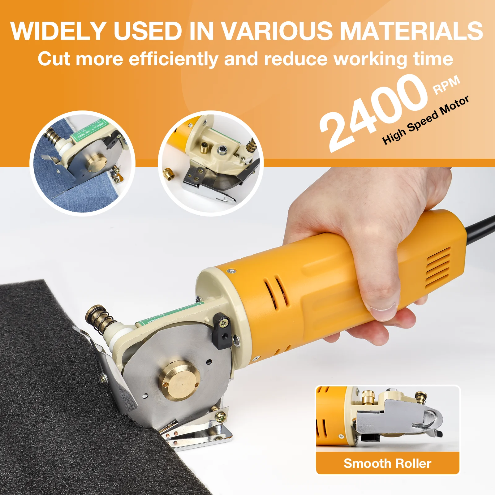 

110V/220V Electric Scissors, Home Cloth And Leather Cutting Tools, Handheld Cutting Tools, DIY Electric Tufting Scissors