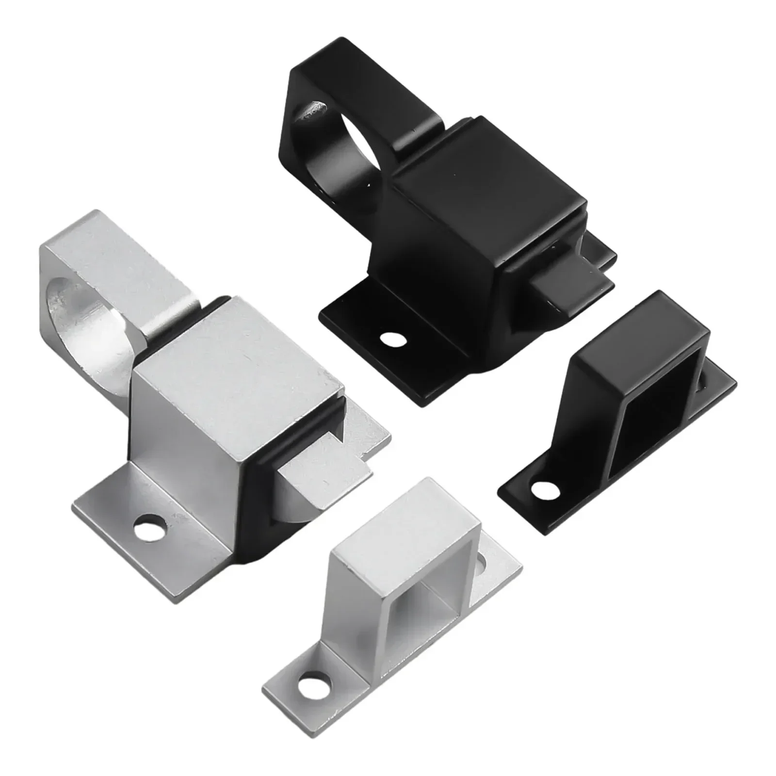 Liga de alumínio automática Sash porta trava, Spring Bounce Lock, Square Door Bolt, Hardware Home Tools