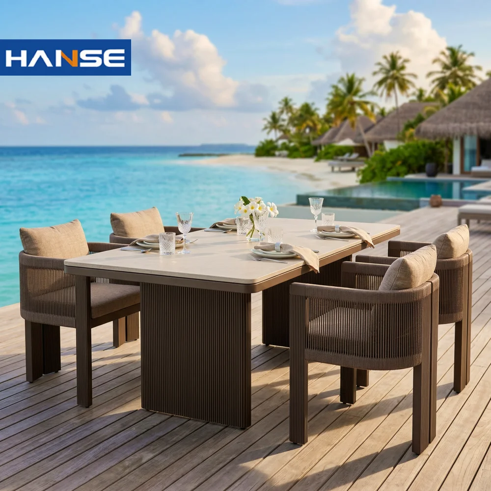 High Quality Outdoor Patio Garden Furniture Table And Chairs Sets Aluminum Garden Furniture