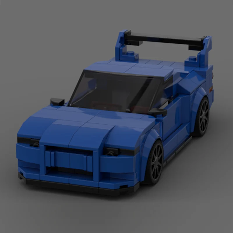 Speed Racing Car Model MOC Building Bricks GT-R34 Sports Car Modular Technology Gifts Holiday Assemble Children Toys Suit