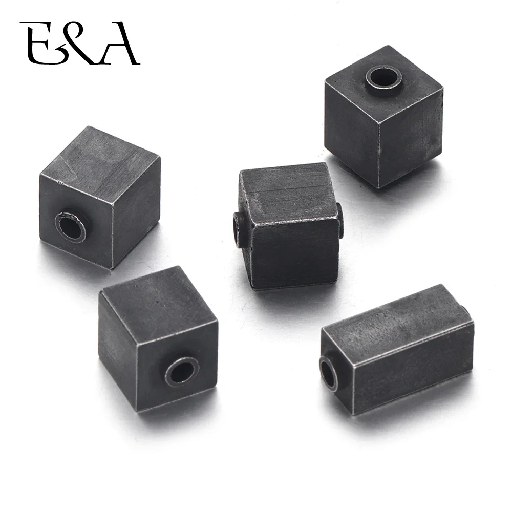 Stainless Steel Small Hole Vitage Spacer Beads for beaded Bracelet Making Metal Charms Accessories