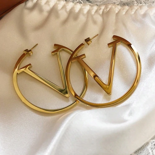 585 퍼플 골드 도금 14K 로즈 골드 후프 귀걸이, 여성용 패션, 클래식 과장된 글래머 이브닝 쥬얼리 액세서리 