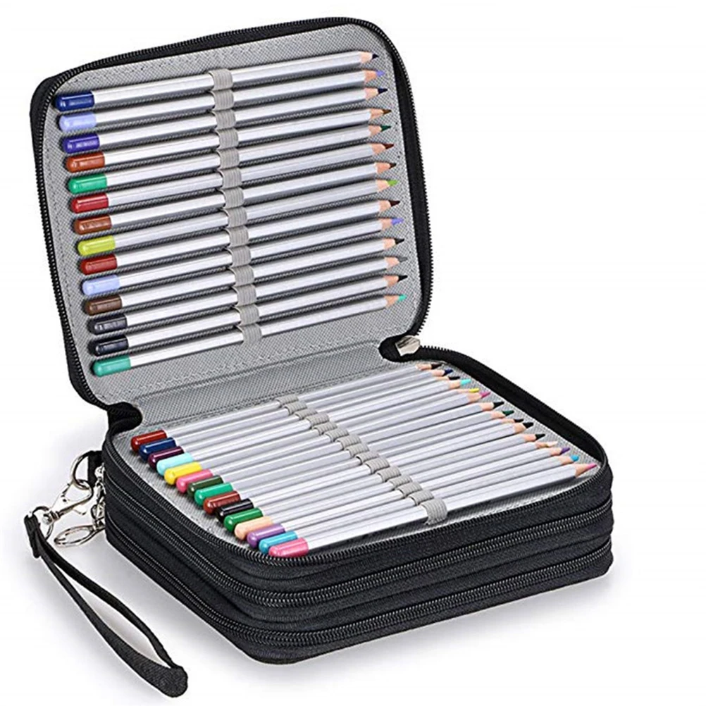 اللوحة القلم مقلمة حقيبة أدوات مكتبية 78 مقلمة أقلام تخزين مقاوم للماء أكسفورد القماش طالب اللوازم المدرسية