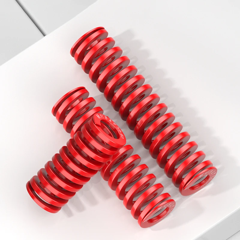 

Creamily 2PCS Red Medium Loading Die Springs Alloy Steel Spiral Stamping Compression Springs For Pedal OD20mm ID10mm L20-200mm