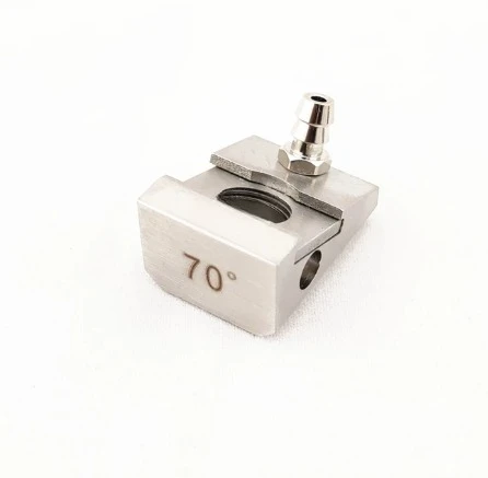 70/65/60 Degree TOFD Alloy Wedge Ultrasonic Flaw Detector Probe Oblique Block for Weld Detection