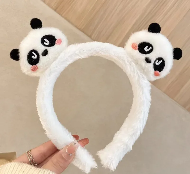 Süße Panda Puppe Stirnband Kopfschmuck waschen Gesicht Haar Karte Haars pange Haarband Schleife Kinder Erwachsenen Haar Zubehör