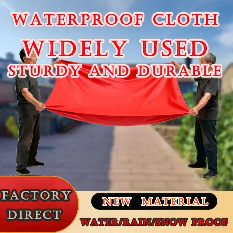 Waterproof Oxford Cloth  Tarpaulin Large Light Duty Tarp UV Resistant Rip & Tear Proof Tarpaulin Garden Rain Cover Awning Canopy