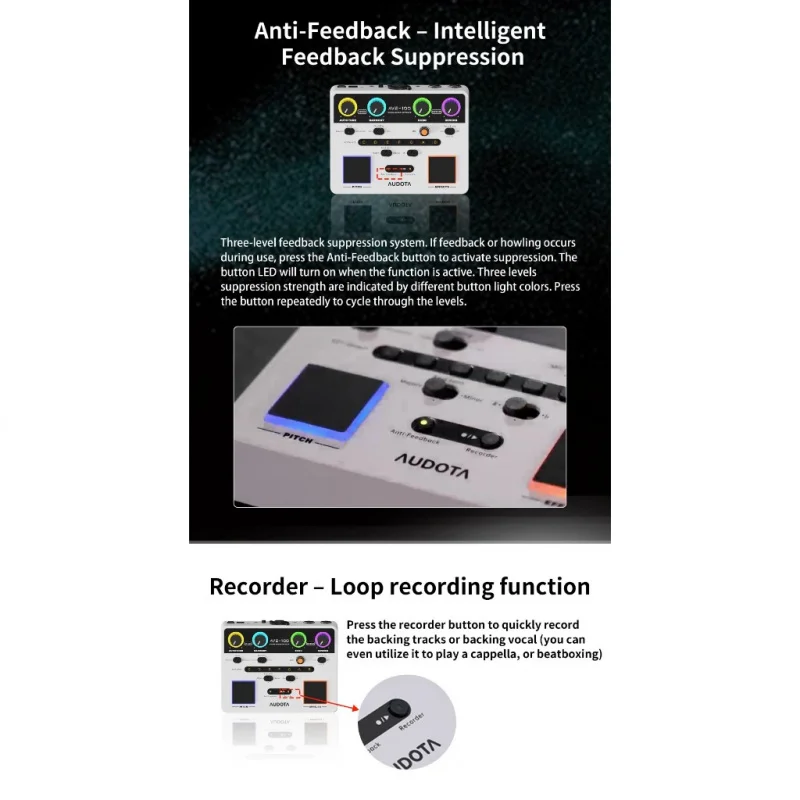 [يشمل ذلك. الضرائب] الغناء مع الغيتار الكهربائي الصوتي معالج صوتي متعدد التأثيرات VocalErase الوئام تأخير ريفيرب تأثير دواسة