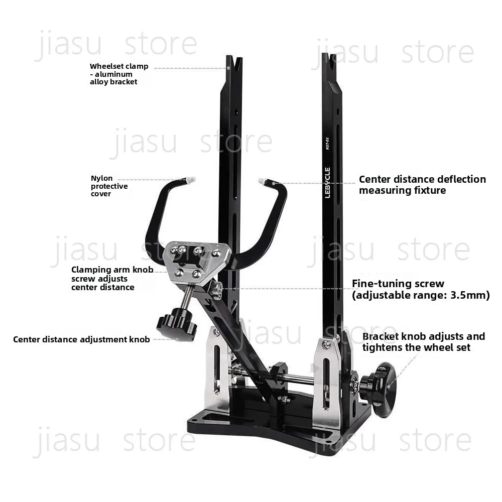 Mountain road car wheel set hub yaw correction adjustment spoke marshalling tool