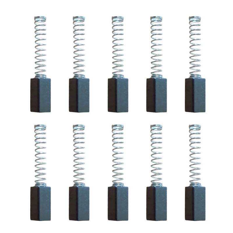 10Pcs 5x5x12mm Carbon Motor Brush Set Sewing Machine Replacement Accessories for Household Sewing Machine 87HA